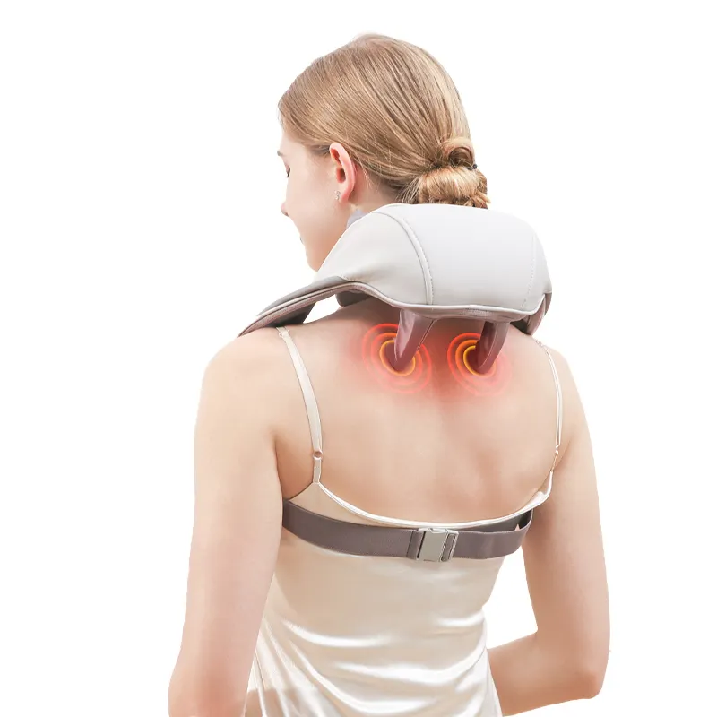 2023 New Neck Shiatsu Massage Belt Neck Back Shoulder Massager U-shape Electric Neck Massager