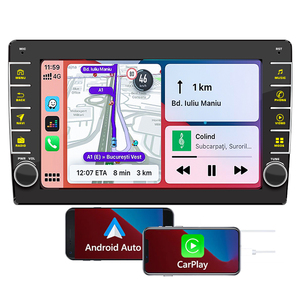 car stereo factory 4 core 9 inch touch screen android 2din car radio universal optional wireless carplay and android auto - Product Image 5