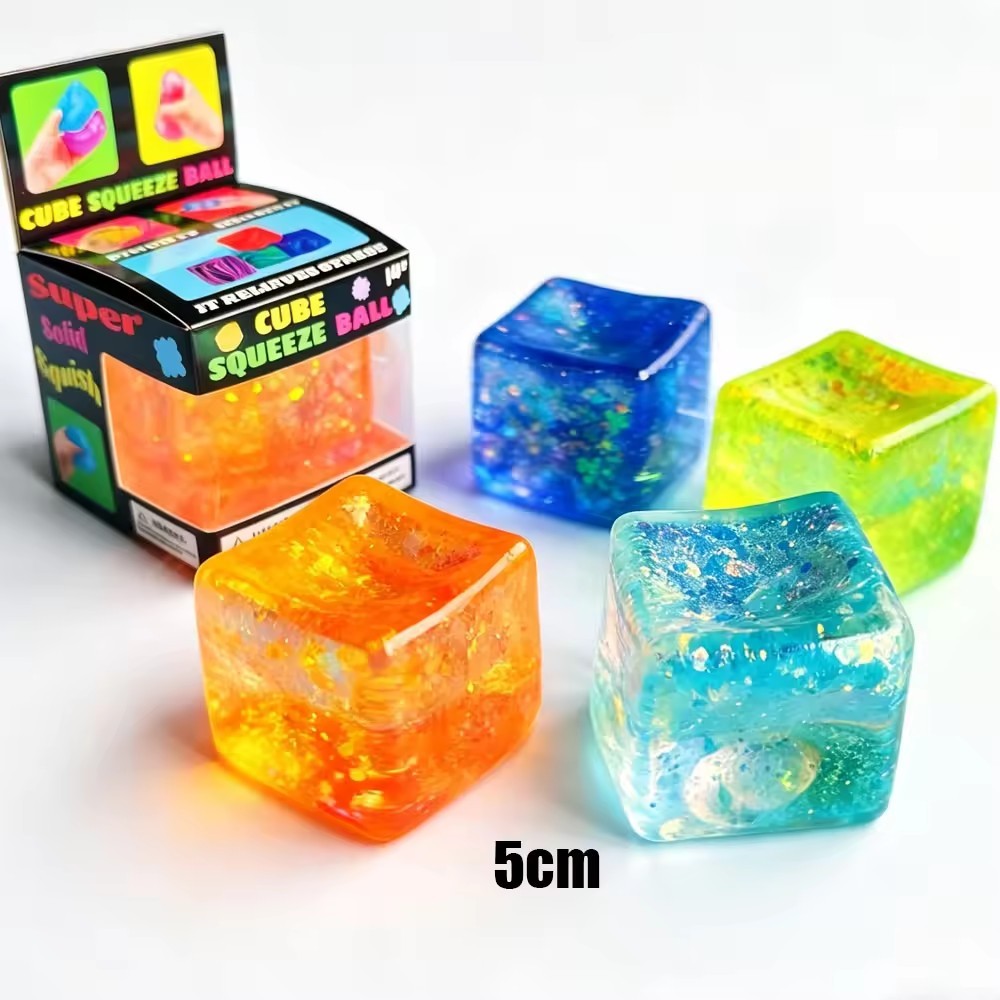 Cubo glitter con scatola