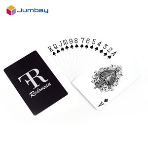 Op Maat Gemaakte Standaard Us Jumbo <span class=keywords><strong>Index</strong></span> <span class=keywords><strong>4</strong></span> Kleur Dek Arabia Baloot Duurzaam Plastic Copeg Linnen Afwerking Poker Speelkaarten - Product Image 3