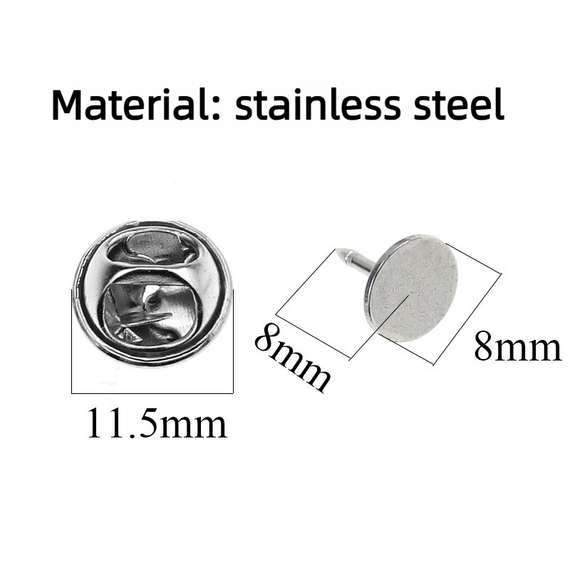8mm stainless steel material-silver