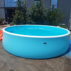 Tùy chỉnh xách tay PVC nước hồ bơi đôi tường thả khâu VảI Hồ bơi cho người lớn và trẻ em - Product Image 6