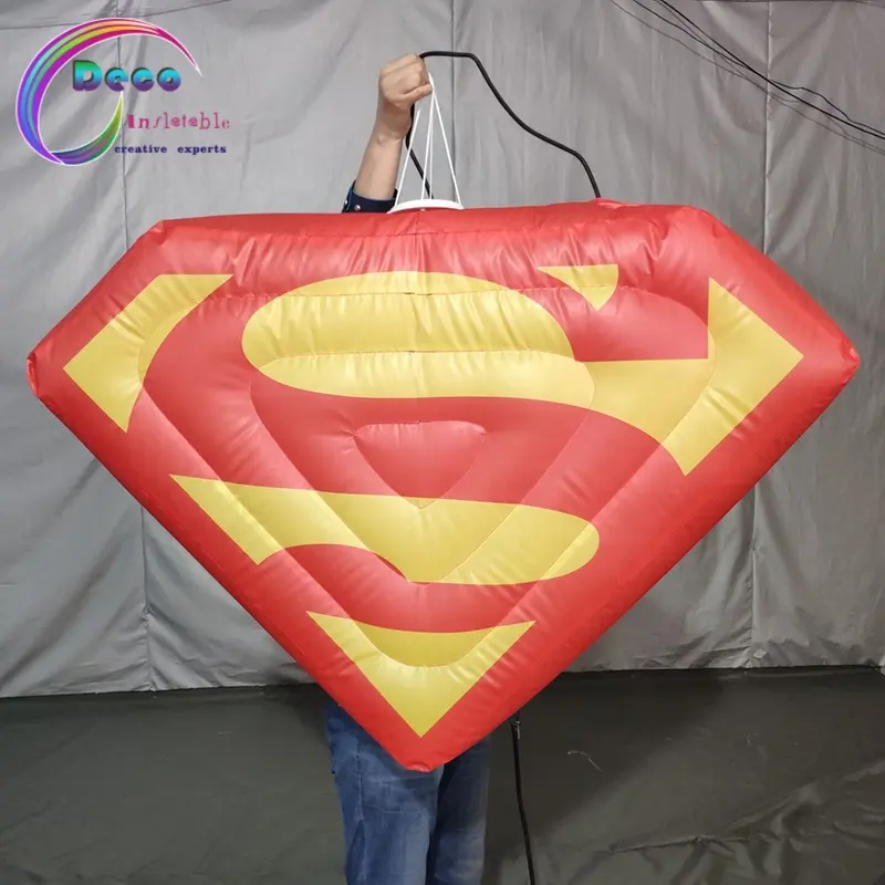 Pubblicità gonfiabile Superman gonfiabile supereroe pubblicitario gonfiabile