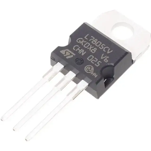 L7805CV Circuit intégré Régulateur de tension IC Transistor L7805 TO-220 ST 7805 Transistor L7805 L7805CV L7805CV-DG