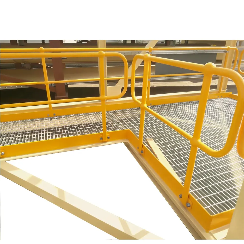 Industrial Stair aço escada corrimão galvanizado
