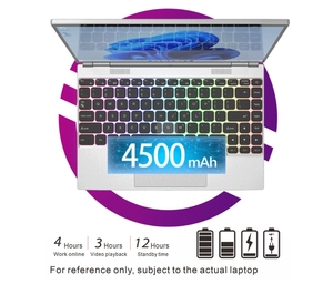 2024 Neueste Modelle Hochwertiger Touchscreen-Notebook-Computer PC 14 Zoll mit 16GB RAM Win 11 Intel N5105 2 in einem Laptop - Product Image 4