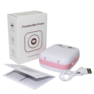 Impresora térmica portátil M05, Mini impresora de etiquetas con código de barras Qr