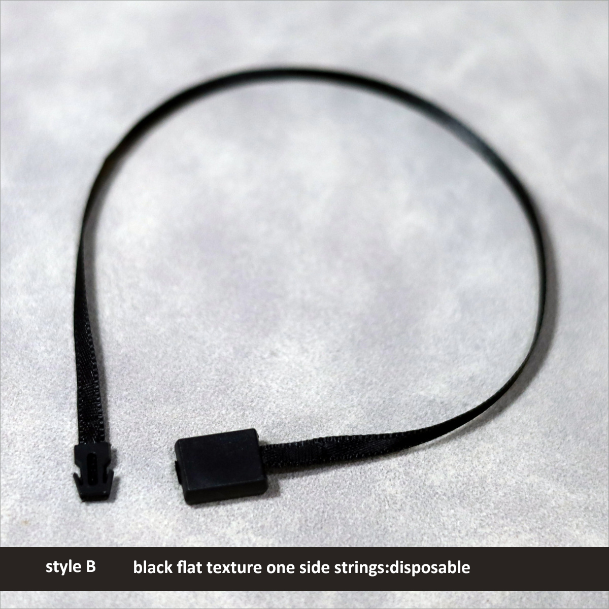 style B black one lock