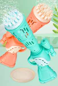 Cross-border Children's Electric Gatling Bubble Gun with 23 <strong>Holes</strong> - One-Key Automatic Bubble Machine for Square <strong>Market</strong> Stall Toy - Product Image 6