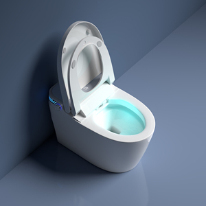 バスルーム高級センサー電気自動フラッシュWcビデセラミック床ワンピースインテリジェントスマートトイレ