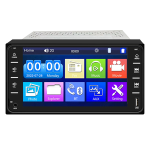 Reproductor MP5 para coche de 7 ", sistema Android, enlace telefónico, MP4, DVR, grabación de vídeo, Monitor de pantalla táctil - Product Image 1