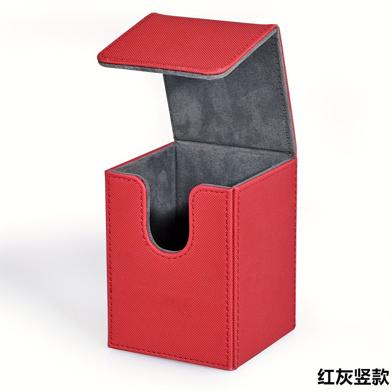 Red and gray vertical style 100