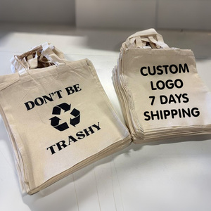 Nhiệm vụ nặng nề tùy chỉnh mô hình hoạt hình thân thiện với môi hữu cơ bông vải tote túi với dày gia cố xử lý-Bán buôn - Product Image 6