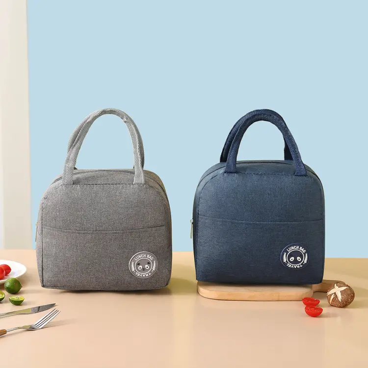 Borsa per il pranzo portatile borsa termica in poliestere isolata impermeabile borsa termica per il pranzo al sacco per le donne ragazza bambini bambini