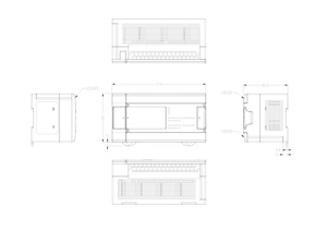 HOT-SALE-Delta PLC (controllore logico programmabile) DVP48EH00R3 al prezzo di fabbrica - Product Image 3