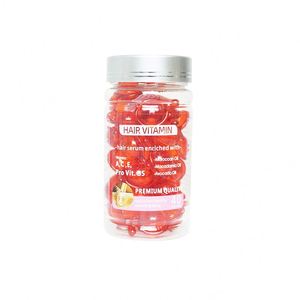 Meilleure vente Vitamine A E soin huile d'argan Rose capsule réparation brillant lisse nourrir et hydrater les cheveux