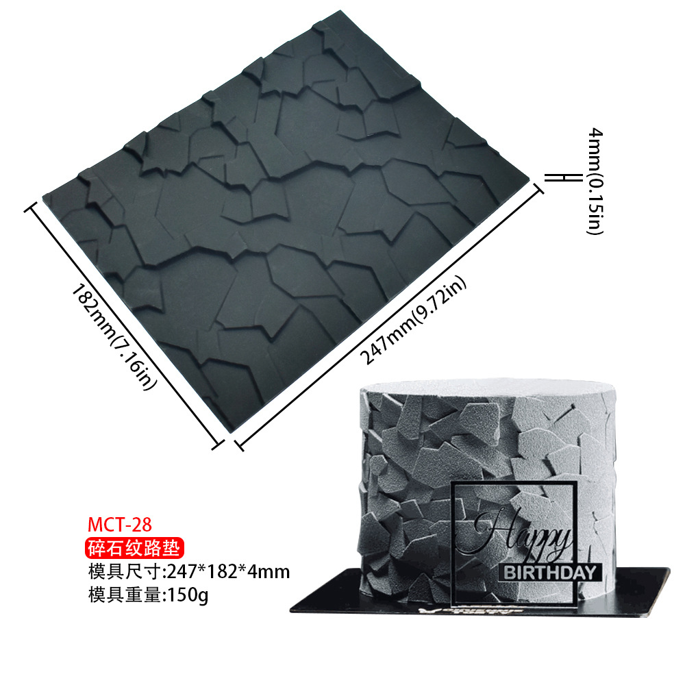 (150g pierre concassée motif pad)MCT-28