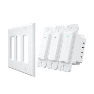ODM/OEM amerika akıllı ışık anahtarı tek kutuplu WiFi akıllı anahtar fiziksel düğme anahtarı Alexa ve Google ev ile çalışır - Product Image 5