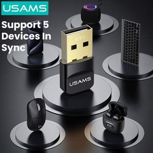 USAMS ZB321 2025多种用途应用高度灵活的蓝牙BT 5.1 USB适配器 - Product Image 4