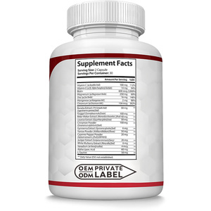 Label pribadi grosir dukungan gula darah 60 Kapsul 20 kapsul herbal kapsul vitamin dukungan gula darah kapsul - Product Image 3