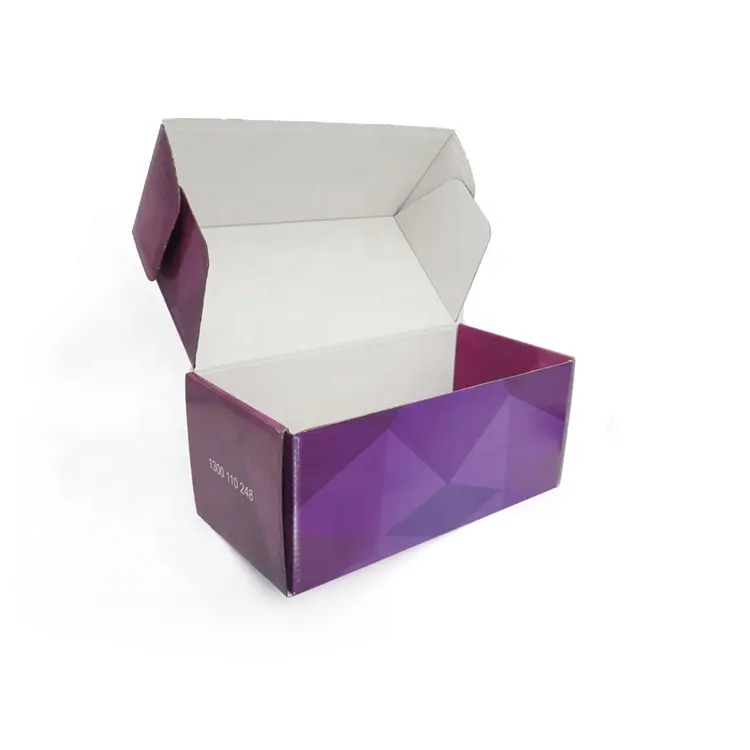 Caja de papel blanco reciclado con impresión de logotipo personalizado de alta calidad, a prueba de olores, Rollo amarillo, imán, cubierta abatible, paquete de caja de papel de embalaje