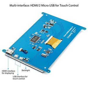 7 "pollici lampone Pi LCD HDMI Display Raspberry PI 3B 4B IPS schermo HD Monitor