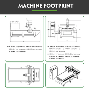 BCAMCNC 3d Holzbearbeitungs-CNC-Fräsmaschine mit automatischem Werkzeug wechsel für Holz bearbeitungs werkzeuge und-geräte moderner CNC-Fräser - Product Image 6