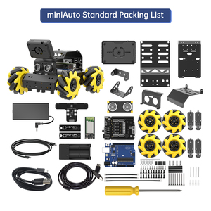 MiniAuto 4WD Mecanum Wheels AI Vision Roboter auto mit Gripper Support Line Follower und Robotic Kits zur Vermeidung von Hindernissen