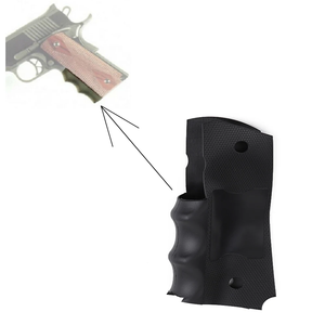 Colt hükümet modeli 1911 için taktik kauçuk parmak oluk ekleme ve eşdeğer 1911-1 avcılık aksesuarları - Product Image 3