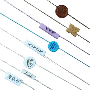 Eco-Friendly ABS <strong>Hang</strong> Tag Cord <strong>Printed</strong> Polyester <strong>String</strong> Snap Lock Pin <strong>Loop</strong> Fastener Easy-to-Attach Hook Bags Clothing Luggage - Product Image 5