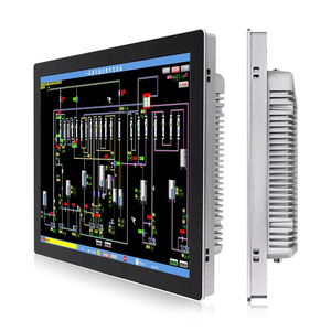 10 12 15 17 19 21.5 Inch Win10 or Android OS <strong>Embedded</strong> Ip65 Waterproof Wall Mount Industrial Touchscreen Panel <strong>Pc</strong> - Product Image 1