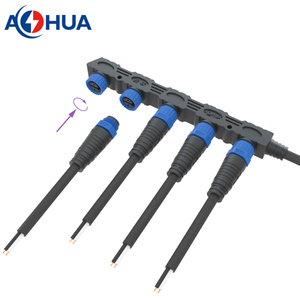 Ul giấy chứng nhận 5 Splitter cáp F loại Nam Nữ tiêu chuẩn M15 2pin được phê duyệt kết nối không thấm nước - Product Image 4