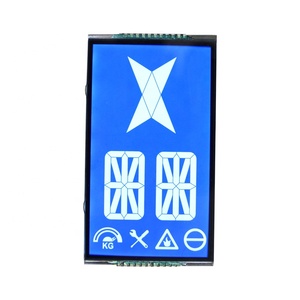 Ampio angolo di visione ad alto contrasto personalizzato segmento Display schermo HTN STN blu LCD per ascensore - Product Image 1