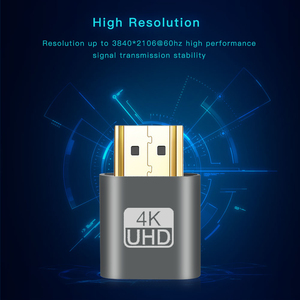 <strong>HDMI</strong> Virtual Display <strong>HDMI</strong> DDC EDID Dummy Plug EDID Display Emulator Headless 1080P 4K for TeamViewer Streaming Remote Desktop - Product Image 6