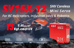KST SV15X-12 Ultra-High Pressure High-Speed Hollow Cup Metal Medium-Sized Servo Remote Control Helicopter Designed for <strong>RC</strong> Use - Product Image 4