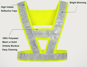 Factory Supply Motorcycle Vest <strong>Reflective</strong> <strong>Led</strong> <strong>Reflective</strong> Safety <strong>Reflective</strong> Stripe - Product Image 4