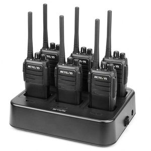 6PCS <strong>Retevis</strong> <strong>RT21</strong> 16CH VOX Scrambler Squelch Security Walkie Talkie UHF400-480MHz Two Way Radio Six-Way Multi Unit Rapid Charger - Product Image 2