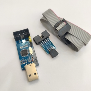 10Pin To 6 Pin Adapter Board USB ASP ISP AVR <strong>Programmer</strong> USB <strong>ATMEGA8</strong> ATMEGA128 ATtiny CAN PWM 10Pin Wire Module