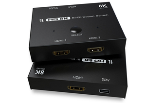 8K 2x1 <strong>HDMI</strong> <strong>Switch</strong> with Audio Extractor <strong>2</strong> <strong>Input</strong> 1 <strong>Output</strong> Switcher 8k 4k 1080p 3d 48gbps Manual <strong>Hdmi</strong> Switcher - Product Image 5
