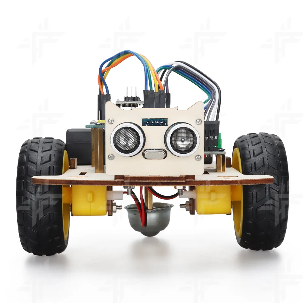 Fabbrica 2WD Robot Smart Car Kit fai da te pittura disegno arte strumento con pigmento di avviamento robotico per evitare l'ostacolo supporta IDE C ++