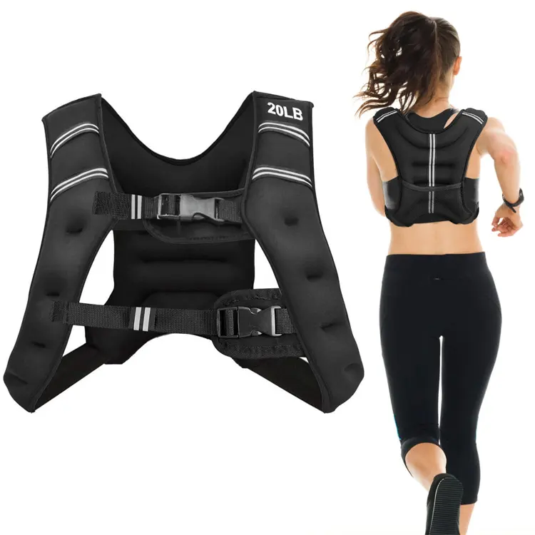 Pastiglie regolabili opzione attrezzatura da allenamento Jogging Walking Men Running Training Weighted Vest