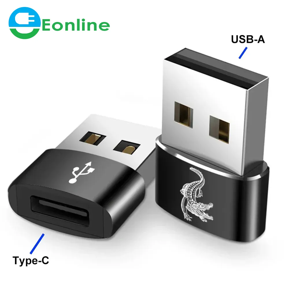EONLINE Type C Adapter Type-C to USB 2.0 OTG Cable Adapter for Samsung Galaxy S8 S9 Huawei p20 USB C Converter