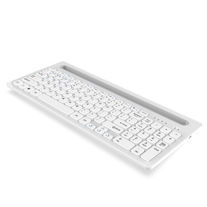 BT8022XR Multi-device Rechargeable BT 5.0 Cordless Ultra Thin <strong>Keyboard</strong> Scissors Keycap , for Desktop ,Tablet Mobile Holder - Product Image 3