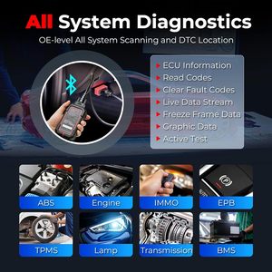 Programador de llave de coche LAUNCH X431 IMMO PLUS, herramienta OBD2 de Control bidireccional, máquina de programación de llaves, lectura de código para todos los coches