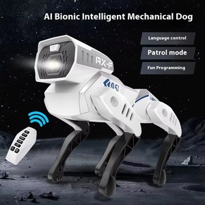 Programación AI Smart Dog Toy-Robot mecánico controlado por voz Aprende la codificación a través del baile y las historias