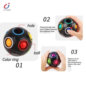 Chengji Farb würfel Anti stress Spielzeug Zappeln Dekompression <span class=keywords><strong>Puzzle</strong></span> Regenbogen Ball Würfel entspannende Zappeln Spielzeug Autismus sensorischen Ball