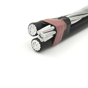 Nhôm trên không cách điện cáp 1/0 2/0 trên không kèm cáp 336.4 <span class=keywords><strong>Triplex</strong></span> dịch vụ thả dây - Product Image 4