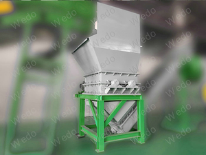 Wedo makine PET geri dönüşüm kola şişesi kırma susuzlaştırma çamaşır ipi PET Flakes yapma makinesi - Product Image 6
