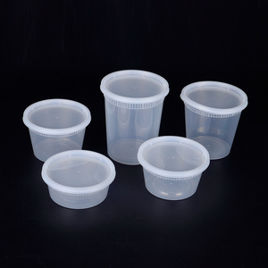 <span class=keywords><strong>8Oz</strong></span> 12Oz 16Oz 24Oz 32Oz paket servisi olan restoran salata kabı tek kullanımlık şeffaf plastik kaseler kapaklı