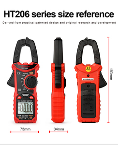 MAYILON Ht 206a Elektrisches Klemm messgerät 2000 Zählt das digitale Klemm messgerät Ampere metro <span class=keywords><strong>Multimeter</strong></span> Dioden test durchlässigkeit